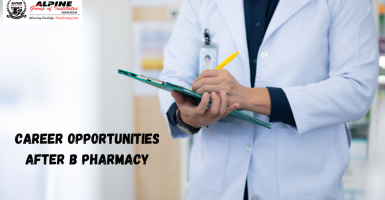 Career Opportunities After B Pharmacy