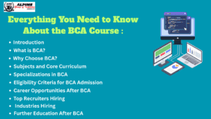 Everything You Need to Know About the BCA Course