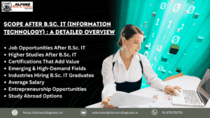 Scope After B.Sc. IT (Information Technology) : A Detailed Overview
